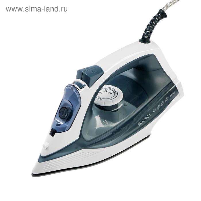 Утюг ENERGY EN-302, 1800-2200 Вт, керамическая подошва, 300 мл, серый Утюг ENERGY EN-302, 1800-2200 Вт, керамическая подошва, 300 мл, серый