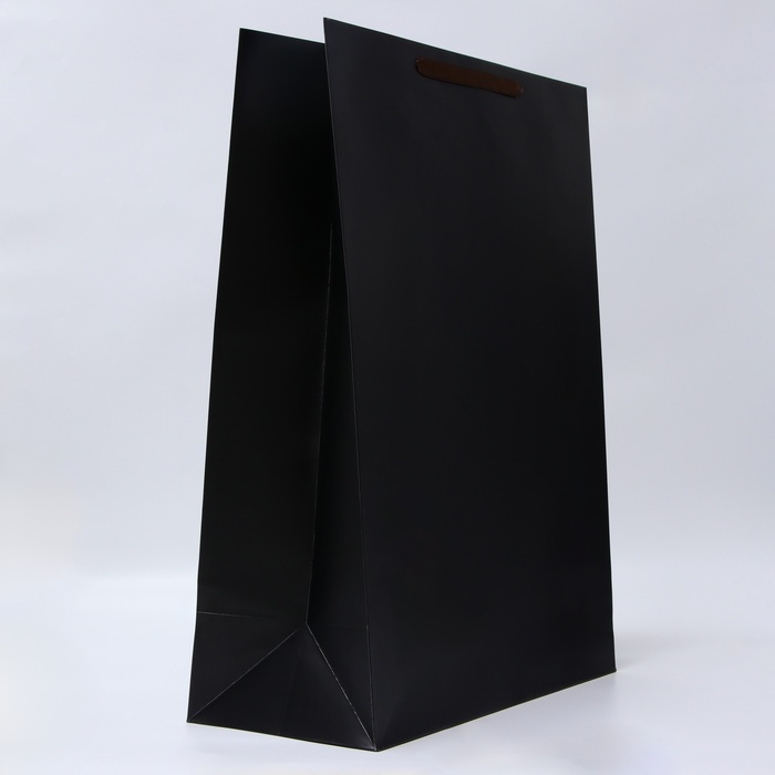 Пакет ламинированный вертикальный "Черный", XXL  46 х 61 х 20 см