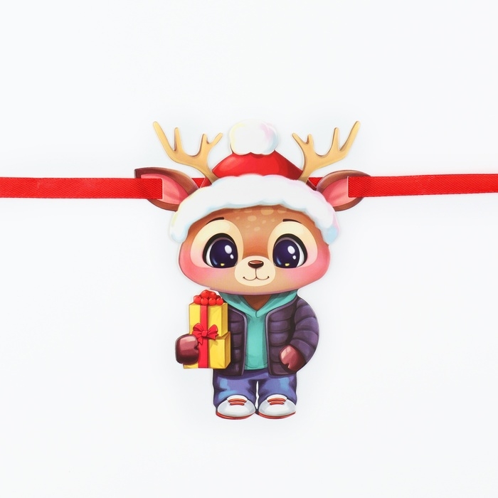 Гирлянда на ленте «Новогодняя», на Новый год, персонажи Гирлянда на ленте «Новогодняя», на Новый год, персонажи