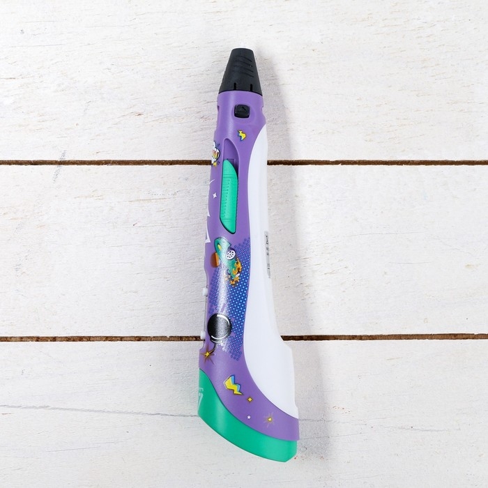 3D ручка Luazon Comics, дисплей, работа с пластиком ABS и PLA, пластик в комплекте 3D ручка Luazon Comics, дисплей, работа с пластиком ABS и PLA, пластик в комплекте