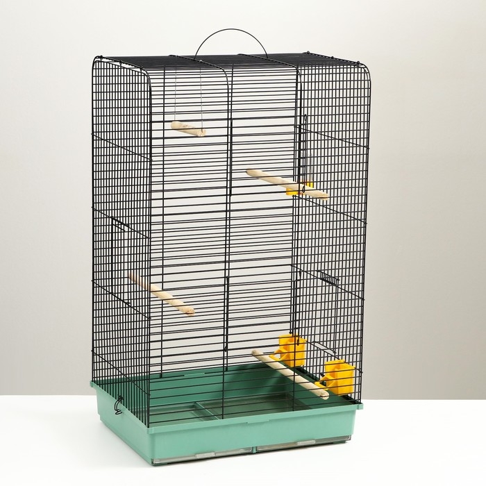 Клетка для птиц Клетка для птиц "Рикки 4" 48х 36 х 81 см, микс цветов