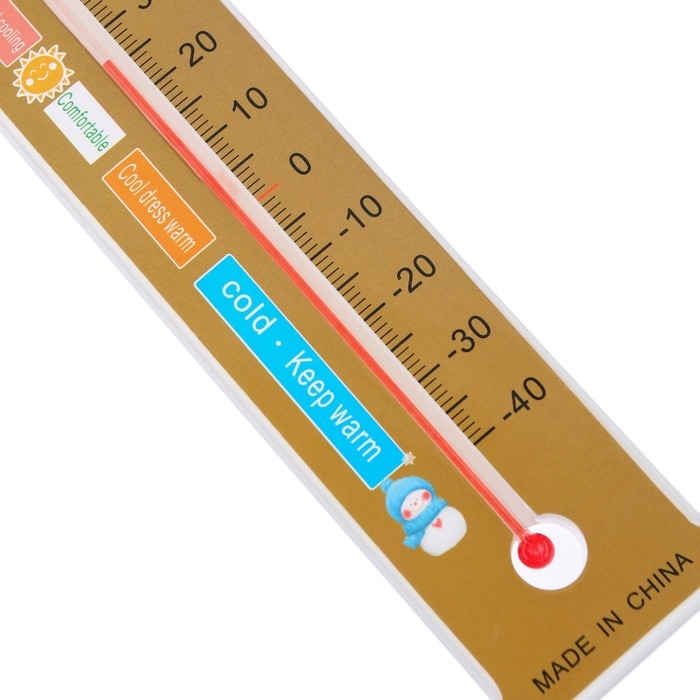 Термометр комнатный «Мишка в очках», цвет МИКС Термометр комнатный «Мишка в очках», цвет МИКС
