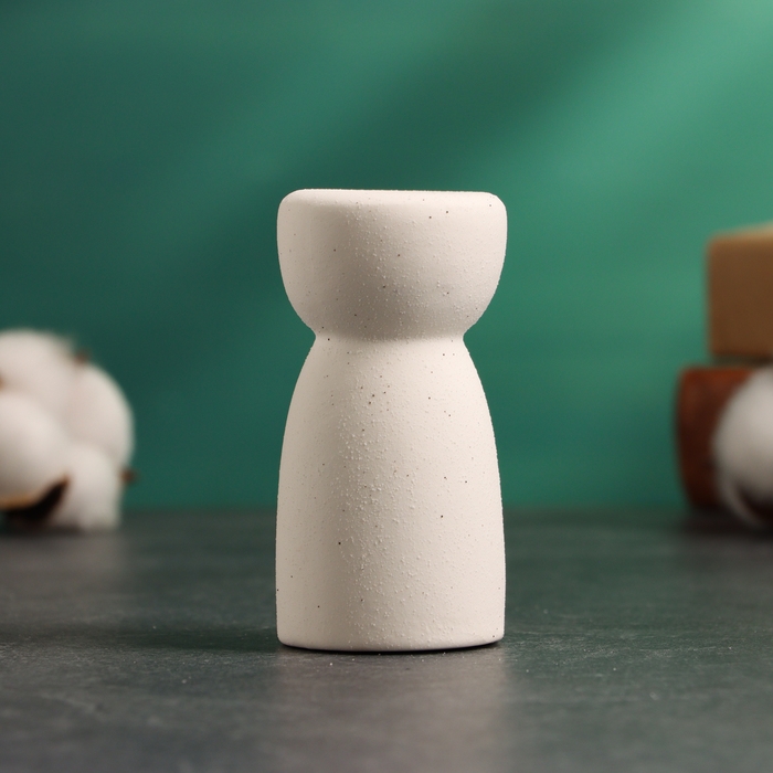 Подсвечник Подсвечник "Лунд" белый песок, 4х4х8см