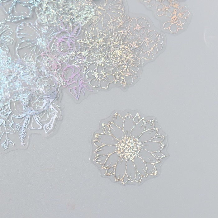 Набор наклеек Набор наклеек "Цветочный рассказ" 45 шт МИКС 8х13 см