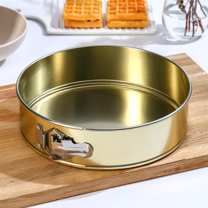 Форма для выпечки и выкладки с регулировкой размера &laquo;Никис&raquo;, d=24 см, h=6 см, антипригарное покрытие, цвет микс