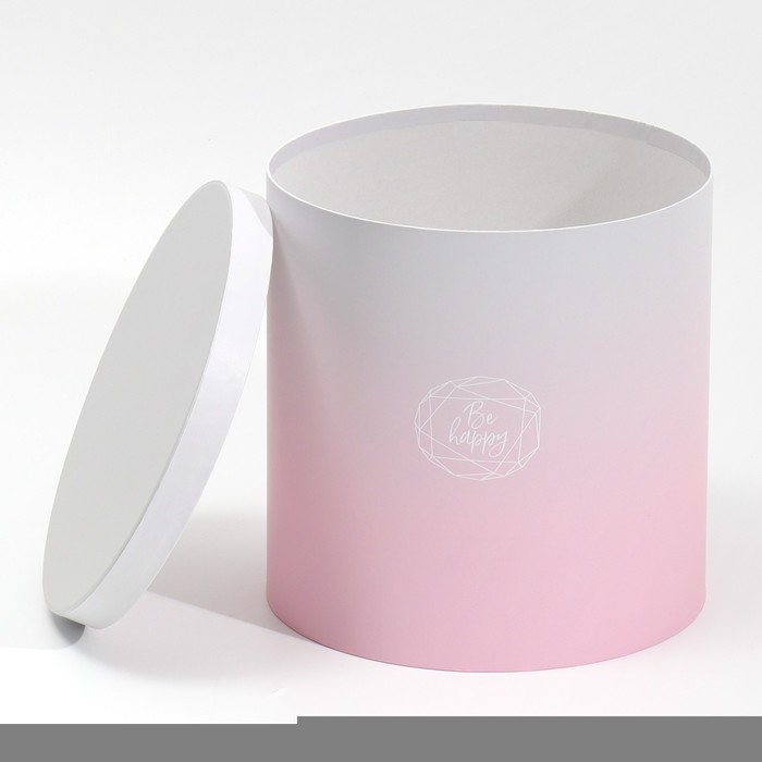 Набор круглых коробок 5 в 1, упаковка подарочная, «Пантон 08», 23 х 23 х 25 ‒ 15 х 15 х 15 см