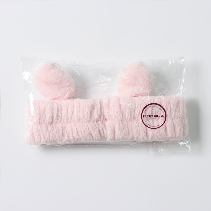 Повязка для умывания Доляна «Зайчик», цвет МИКС Повязка для умывания Доляна «Зайчик», цвет МИКС