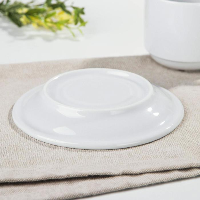 Чайная пара фарфоровая «Экспресс», чашка 220 мл, блюдце d=14 см Чайная пара фарфоровая «Экспресс», чашка 220 мл, блюдце d=14 см