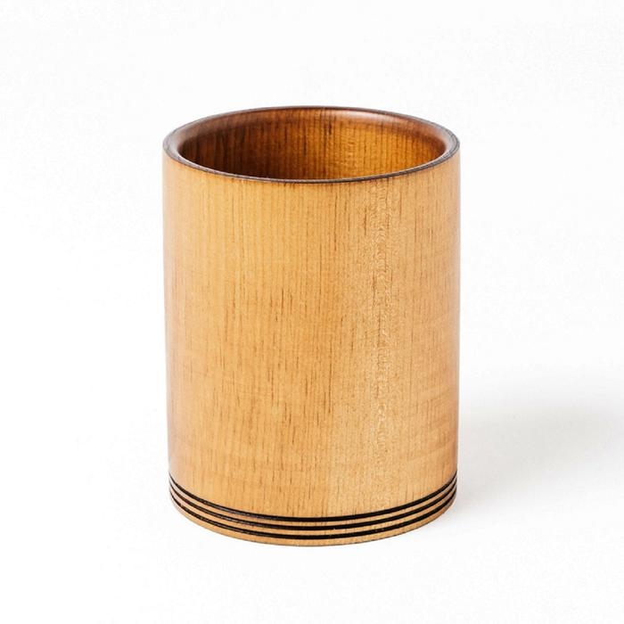 Стакан из натурального кедра Mаgistrо, 450 мл, 10×8 см, цвет коричневый Стакан из натурального кедра Mаgistrо, 450 мл, 10×8 см, цвет коричневый