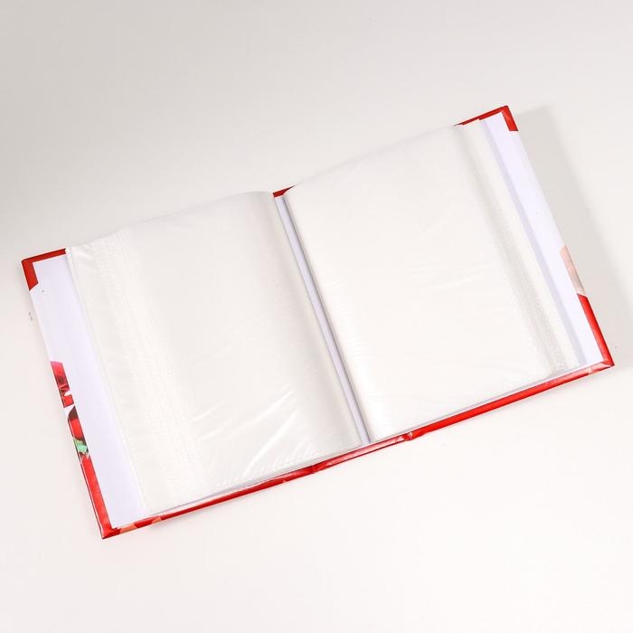 Фотоальбом на 100 фото 10х15 см Фотоальбом на 100 фото 10х15 см "Цветы" МИКС 16,5х12,5х5 см