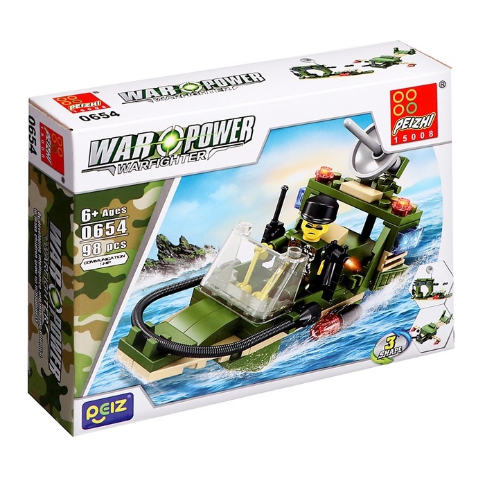 Конструктор 8 в 1 Военные &laquo;Боевая часть&raquo;, 8 видов МИКС