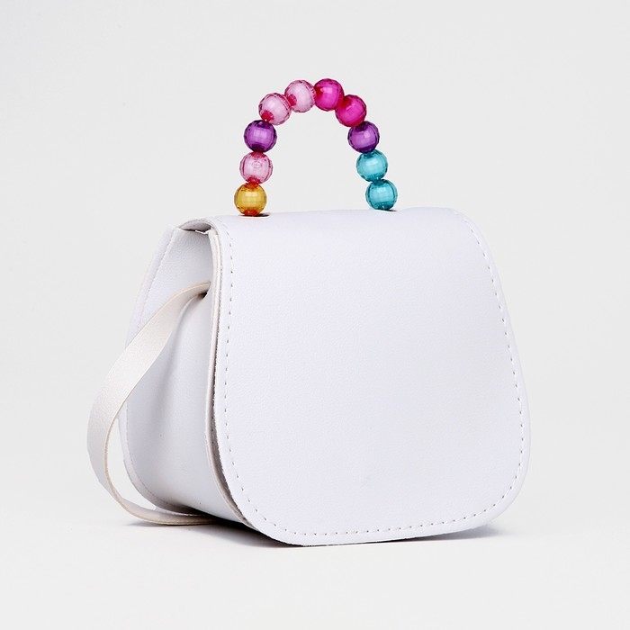 Сумка детская для девочки на магните, цвет белый Сумка детская для девочки на магните, цвет белый