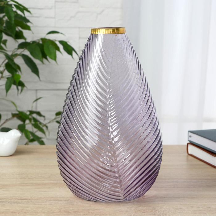 Ваза Ваза "Киркинес" лиловый Матильда d-5,5см 25,5х15см