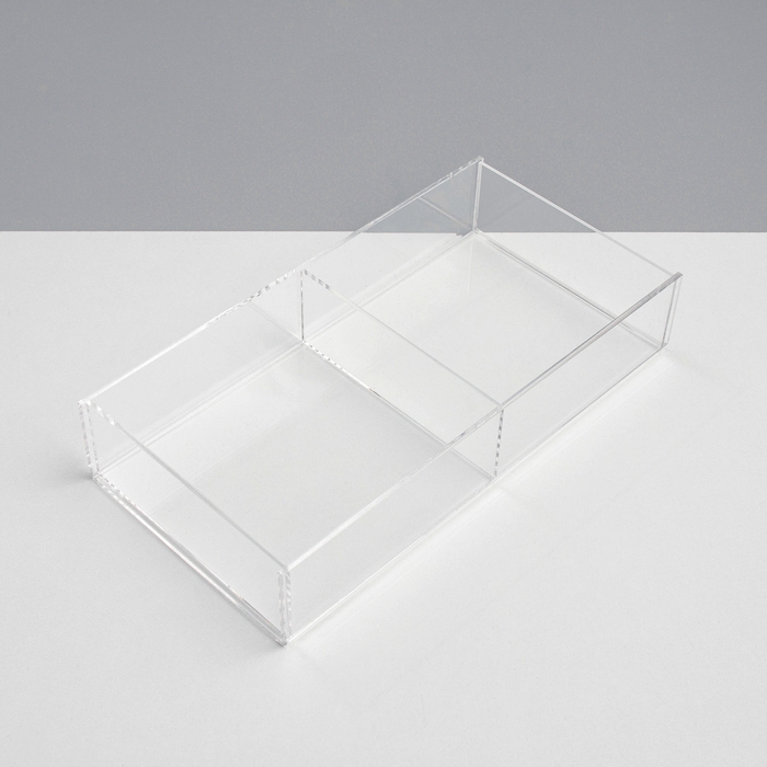 Подставка для презентации, два отделения 20,3*10,2*3,8 см, оргстекло 2мм В ЗАЩИТНОЙ ПЛЁНКЕ Подставка для презентации, два отделения 20,3*10,2*3,8 см, оргстекло 2мм В ЗАЩИТНОЙ ПЛЁНКЕ