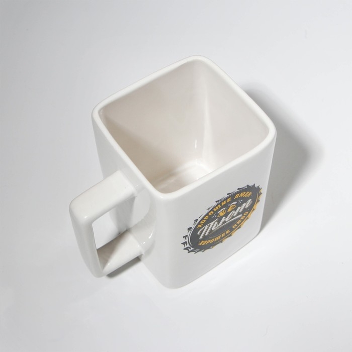 Пивная Кружка керамическая «Хорошие люди», 500 мл, цвет белый