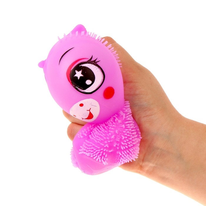 Ёжка «Единорог» световой, цвета МИКС Ёжка «Единорог» световой, цвета МИКС