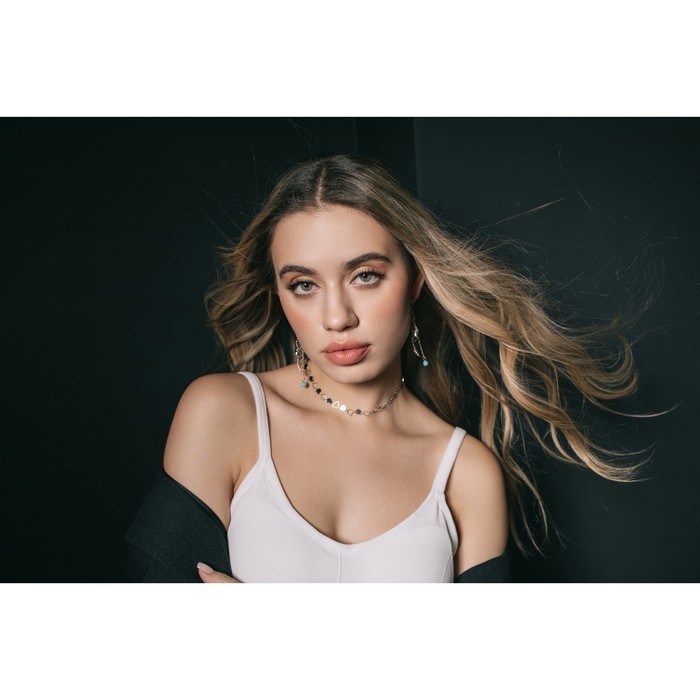 Чокер «Металлика» сердца, цвет серебро, L=30 Чокер «Металлика» сердца, цвет серебро, L=30