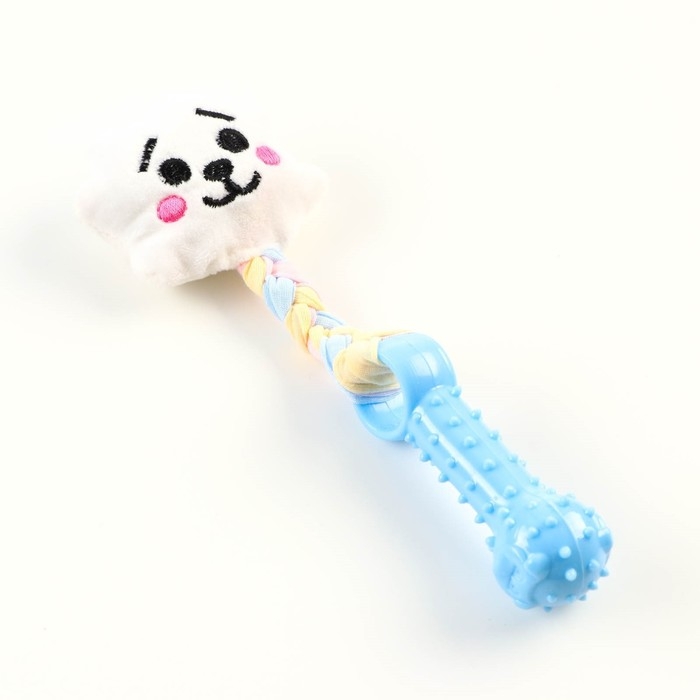 Игрушка облако, 19 см + TPR игрушка голубая Игрушка облако, 19 см + TPR игрушка голубая