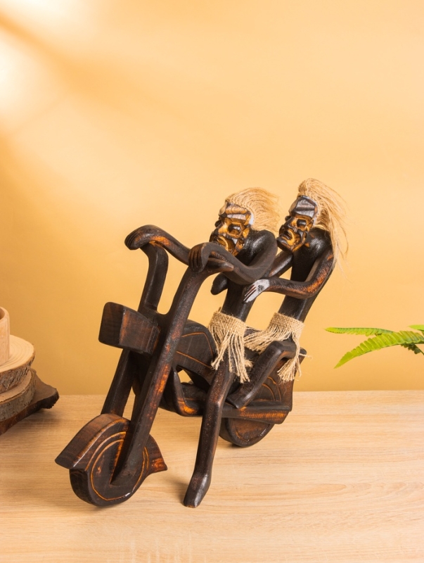 Сувенир «Аборигены байкеры», 38×15×30 см, дерево Сувенир «Аборигены байкеры», 38×15×30 см, дерево