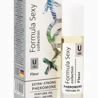 Парфюмерное масло женское с феромонами Formula Sexy Collection Fleur U102, 8 мл (по мотивам Fleur Narcotique (Ex Nihilo)