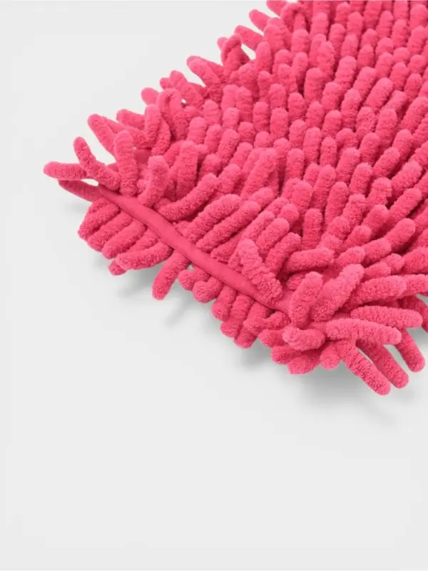 Насадка для плоской швабры &laquo;Доляна&raquo;, 42&times;12 см, 80 г, микрофибра букли, красная