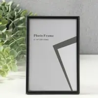 Фоторамка металл на 1 фото 10х15 см "Классик" чёрная 1,5х10,5х16 см Фоторамка металл на 1 фото 10х15 см "Классик" чёрная 1,5х10,5х16 см