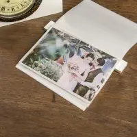 Фотоархив на 72 фото 10&times;15 см с часами и фоторамкой 10&times;15 см &laquo;Раритет&raquo;, дерево, белый, 15&times;10.5&times;20 см