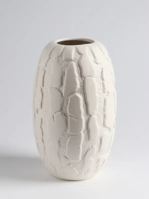 Ваза «Нуева», 22×12 см, керамика, белая Ваза «Нуева», 22×12 см, керамика, белая