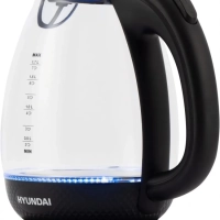 Чайник HYK-G3804 1,7л 2200Вт черный (стекло)