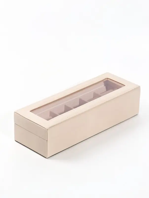 Шкатулка под часы &laquo;Гладкость&raquo;, 2 отделения, 31&times;11&times;7.5 см