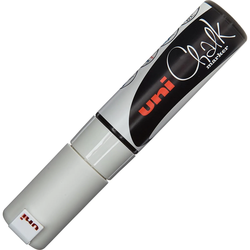 Маркер меловой UNI PWE-8K, белый, до 8.0 мм.