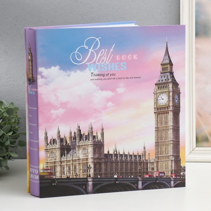 Фотоальбом на 500 фото 10х15 см Фотоальбом на 500 фото 10х15 см "Достопримечательности" в коробке МИКС 33,5х30,2х5,7 см