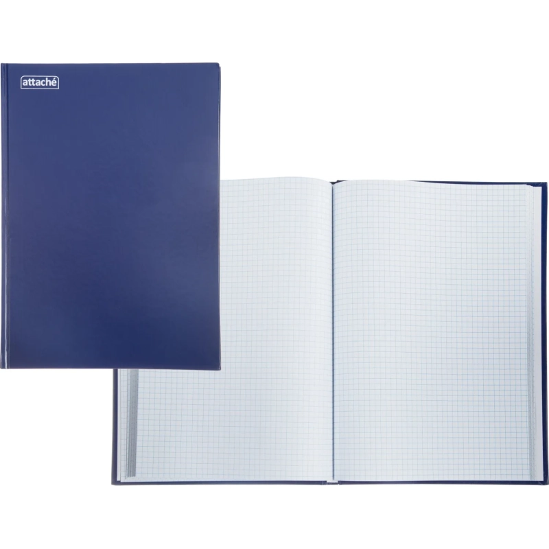 Книга учета 144л. в клетку офсет, обл.бумвинил ATTACHE