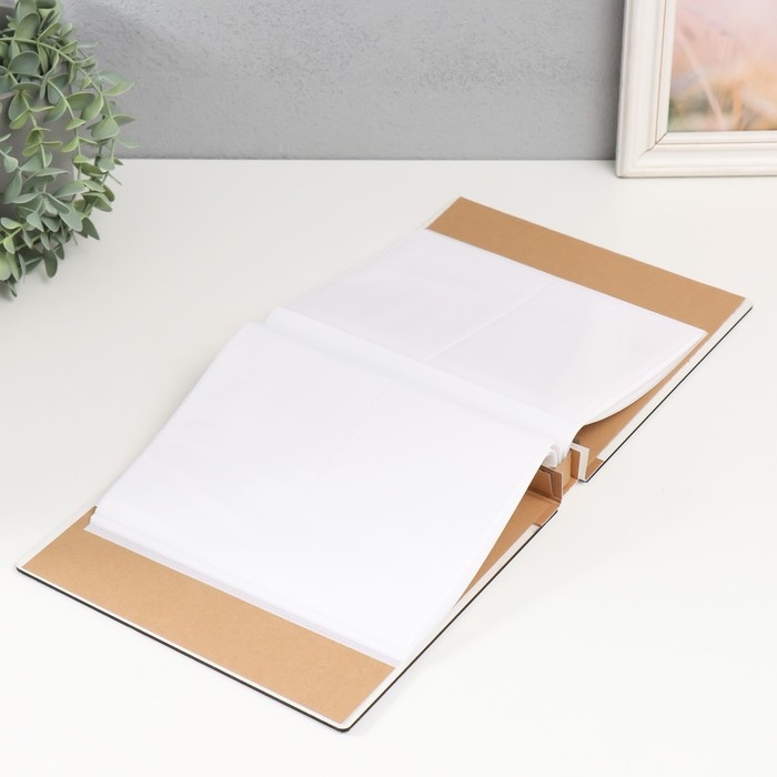 Фотоальбом на 100 фото 10х15 см  Фотоальбом на 100 фото 10х15 см "Голубой цветок" 22х4х23 см