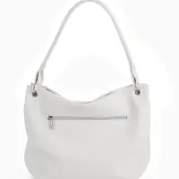 Сумка - мешок женская TEXTURA, на молнии, 36&times;10&times;28 см, белая