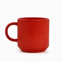 Кружка новогодняя керамическая &laquo;Снежинка&raquo;, 350 мл