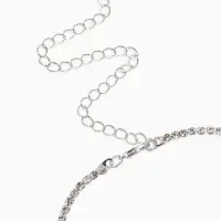 Набор 2 пред-а: серьги, колье "Вечерний шик" лепестки, цвет бело-тёмно-синий в серебре Набор 2 пред-а: серьги, колье "Вечерний шик" лепестки, цвет бело-тёмно-синий в серебре