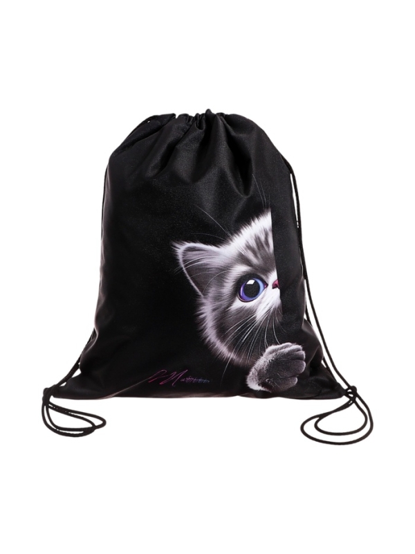 Мешок для обуви, 435×360 мм, Stavia (плотность 600D) «Лапка и мордочка» Мешок для обуви, 435×360 мм, Stavia (плотность 600D) «Лапка и мордочка»