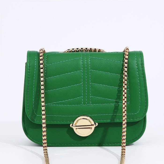 Сумка-мессенджер на клапане, цвет зелёный Сумка-мессенджер на клапане, цвет зелёный