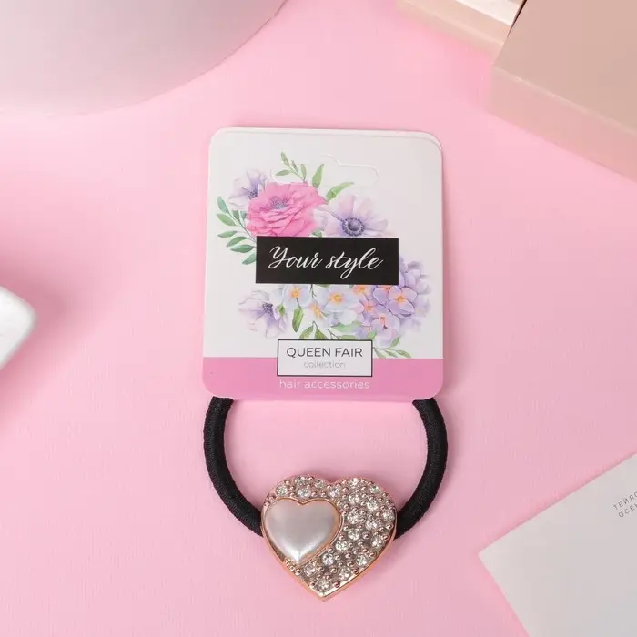 Резинка для волос Резинка для волос "Мэйбл" сердце, 5 см