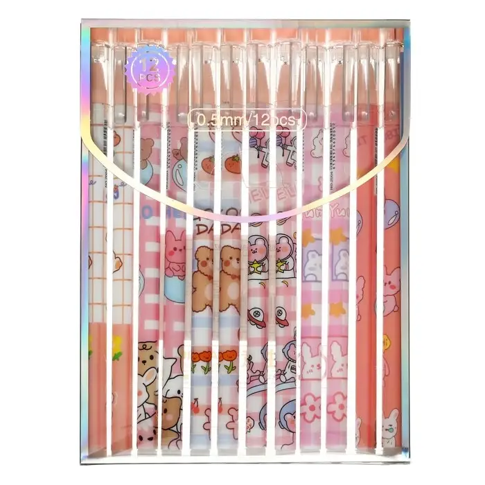 Ручка гелевая 0.5 мм стержень синий корпус «Зверята» МИКС Ручка гелевая 0.5 мм стержень синий корпус «Зверята» МИКС