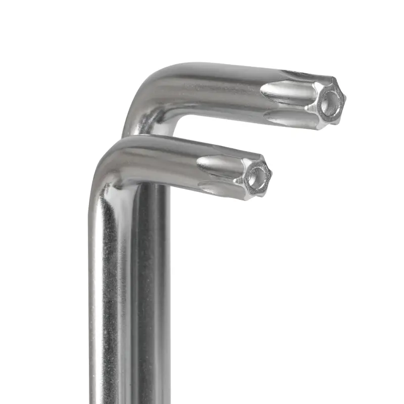 Набор ключей торцевых изогнутых TORX с отверстием 9 предметов (T10-T50) AVS TXL-9H