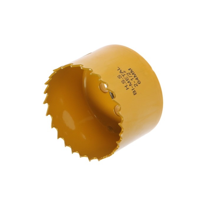 Коронка биметаллическая ТУНДРА, 64 мм, M16 с дополнительной фиксацией Коронка биметаллическая ТУНДРА, 64 мм, M16 с дополнительной фиксацией