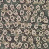 Бумага упаковочная крафт &laquo;23 Февраля&raquo;, 100 см &times; 70 см