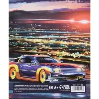 Тетрадь 48 листов в клетку, Calligrata Street racing, МИКС