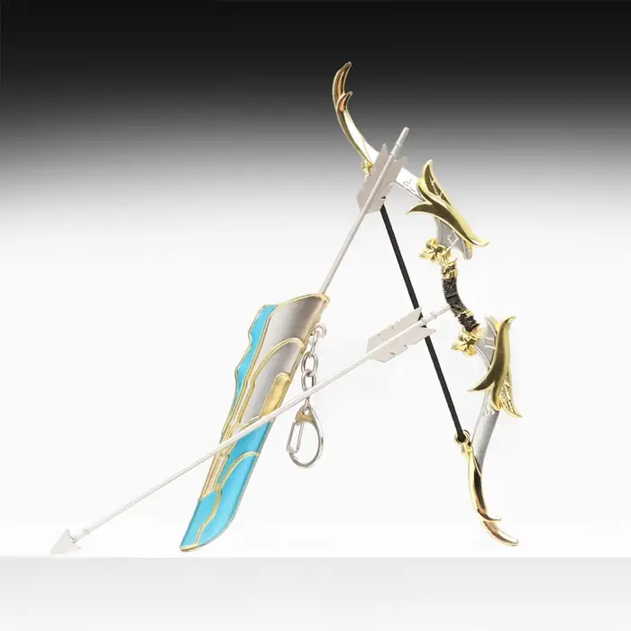 Макет оружия &laquo;Сувенирный лук Геншин&raquo;, подвесной, брелок, 26 см