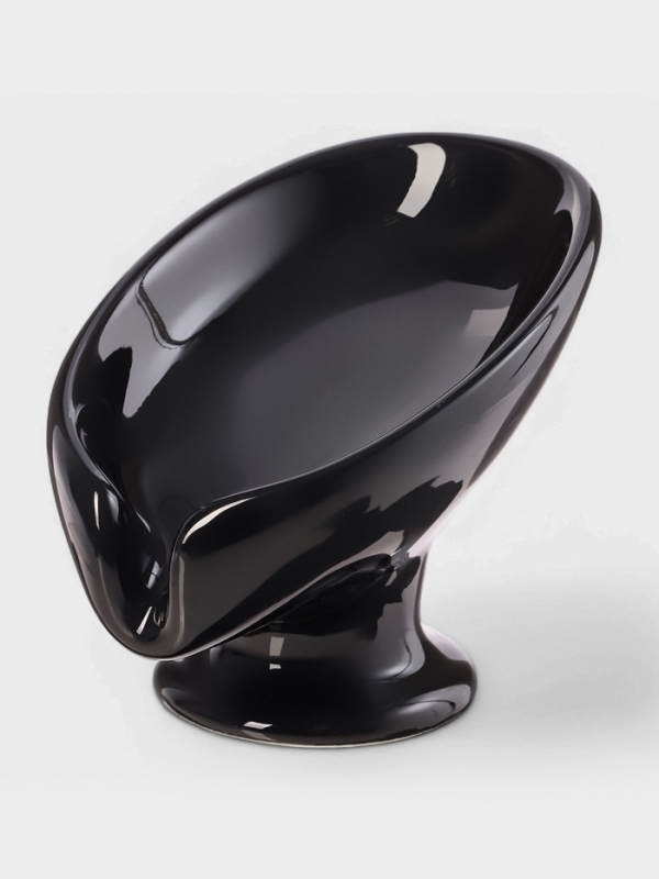 Мыльница "Essence", керамика, цвет черный