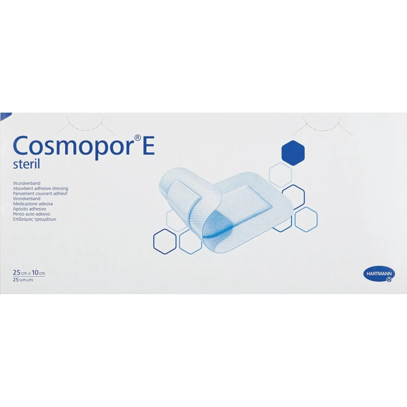 Повязка самоклеящ.стер п/операц. 25х10см25шт,COSMOPOR E9010360