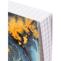 Бизнес-тетрадь А5,96л,кл,греб,ламин.обл. Attache Selection FluidБирюзовый