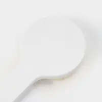 Щетка банная на ручке, массажер 35х7 см, цвет белый